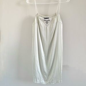 Prada Slip Dress Off-white Size M